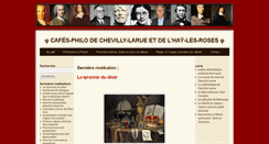 Desktop Screenshot of cafes-philo.org